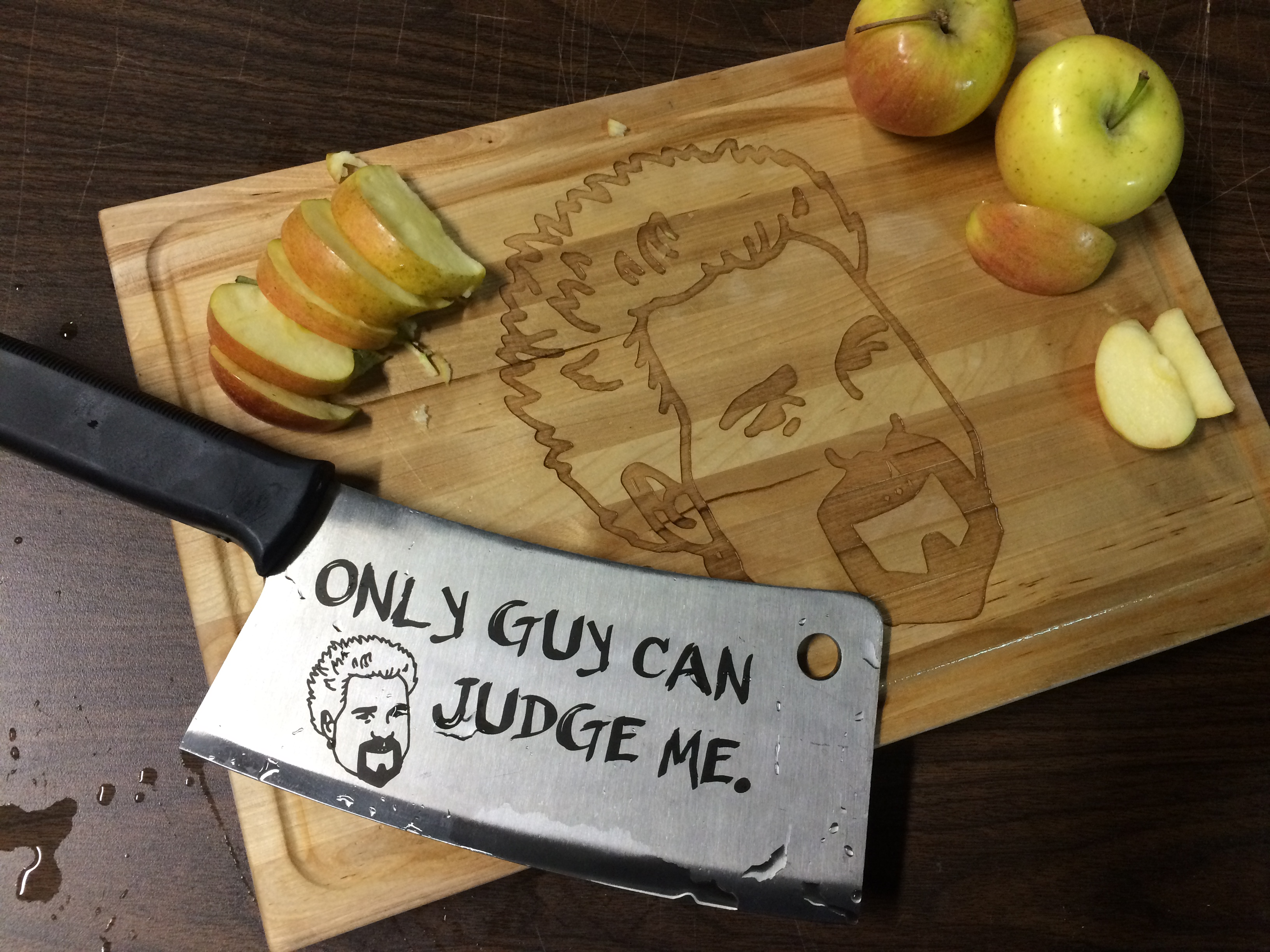 Custom Engraved Kitchen Knives